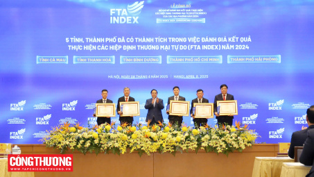 Vinh danh các địa phương đạt kết quả cao trong đánh giá thực hiện FTA năm 2024