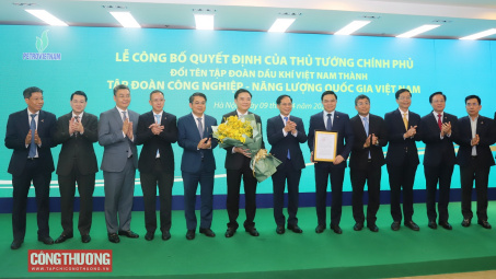 Petrovietnam chính thức đổi tên thành Tập đoàn Công nghiệp - Năng lượng Quốc gia Việt Nam