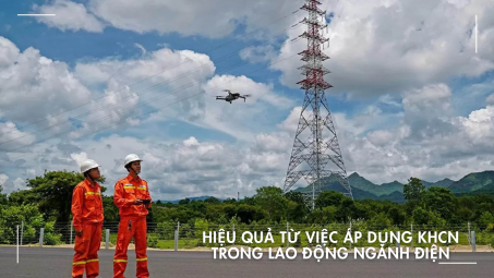 Hiệu quả từ việc áp dụng khoa học công nghệ trong lao động ngành Điện