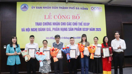 Đà Nẵng trao chứng nhận cho 11 sản phẩm OCOP 4 sao năm 2025