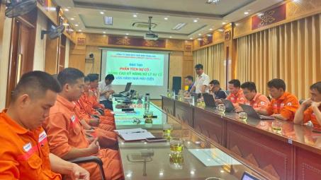 Thủy điện Trung Sơn: Nâng cao kỹ năng vận hành và xử lý sự cố trong nhà máy thủy điện