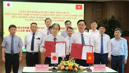 TKV Triển khai hiệu quả Thỏa thuận “Đào tạo công nghệ an toàn và khai thác than”