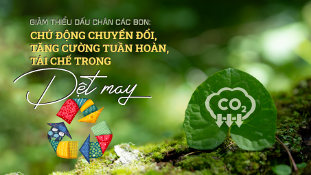 [eMagazine] Giảm thiểu dấu chân các bon: Chủ động chuyển đổi, tăng cường tuần hoàn, tái chế trong Dệt may