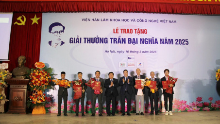 Giải thưởng Trần Đại Nghĩa năm 2025: Phục vụ đất nước bằng tri thức và sáng tạo của người Việt Nam