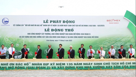 Bình Dương: Động thổ 2 khu công nghiệp theo mô hình sinh thái, thông minh