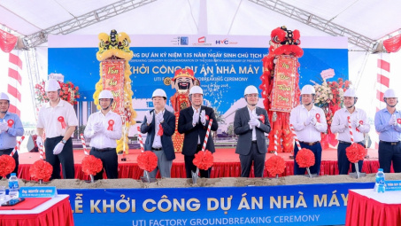 Khởi công Nhà máy công nghệ cao UTI tại KCN Thăng Long, Vĩnh Phúc