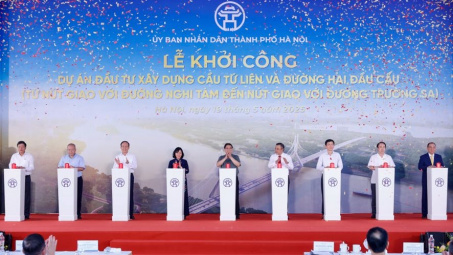 Hà Nội: Khởi công xây dựng cầu Tứ Liên và đường hai đầu cầu, tổng vốn đầu tư gần 20.000 tỷ đồng