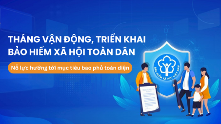 Tháng vận động, triển khai bảo hiểm xã hội toàn dân: Nỗ lực hướng tới mục tiêu bao phủ toàn diện