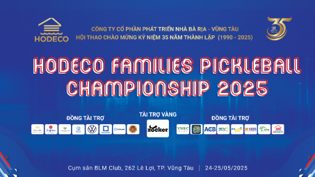 HODECO Families Pickleball Championship 2025: Hơn 400 VĐV sẵn sàng tranh tài