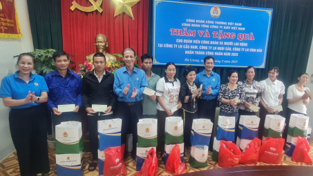 Công đoàn Công Thương đồng hành cùng người lao động ngành Giấy vùng cao