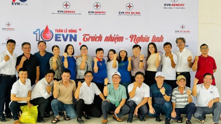 Công ty Nhiệt điện Bà Rịa: Hiến máu cứu người - Nghĩa cử cao đẹp, lan tỏa yêu thương