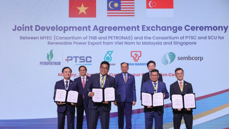Việt Nam thỏa thuận xuất khẩu điện tái tạo sang Malaysia và Singapore