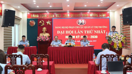 Đảng bộ bộ phận Chi cục QLTT Thái Nguyên nhiệm kỳ 2025-2030: Phát huy tinh thần đoàn kết, nâng cao chất lượng cán bộ