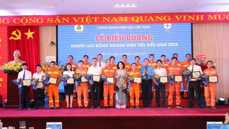 EVNGENCO1 tự hào góp mặt 4 cá nhân xuất sắc được Công đoàn Điện lực Việt Nam biểu dương năm 2025