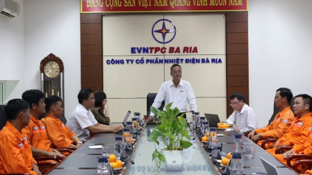 Nhiệt điện Bà Rịa: Gặp gỡ và thăm hỏi người lao động nhân tháng Công nhân 2025