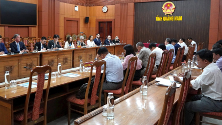 Doanh nghiệp Hoa Kỳ quan tâm đầu tư năng lượng, công nghệ cao tại Quảng Nam