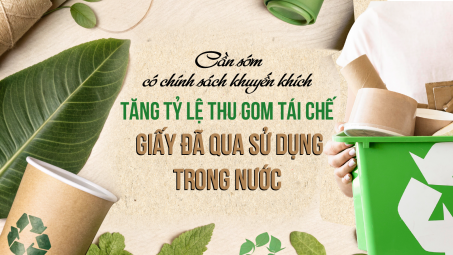 [eMagazine] Cần sớm có chính sách khuyến khích tăng tỷ lệ thu gom tái chế giấy đã qua sử dụng trong nước
