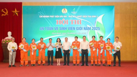 Nhà máy Nhiệt điện Thái Bình: Giành giải nhất Hội thi An toàn vệ sinh viên giỏi năm 2025