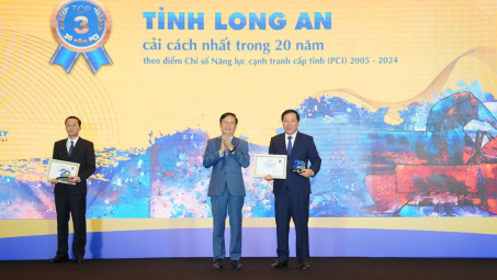 Long An: TOP 2 địa phương cải cách, nâng cao năng lực cạnh tranh cả nước