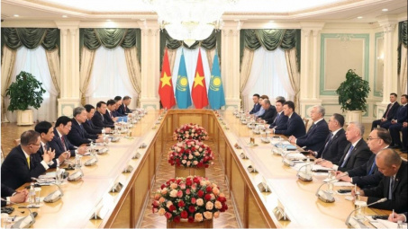 Tuyên bố chung về việc thiết lập quan hệ Đối tác chiến lược Việt Nam - Kazakhstan