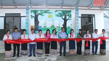 Khánh thành thư viện Trường THCS Vạn Xuân do Tập đoàn Xăng dầu Việt Nam tài trợ