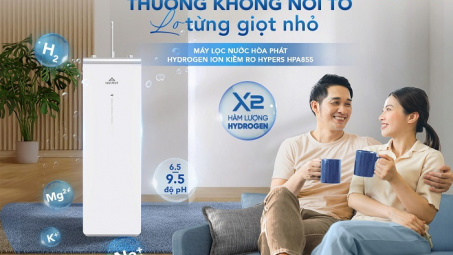 Hòa Phát trình làng dòng máy lọc nước HyperS hoàn toàn mới