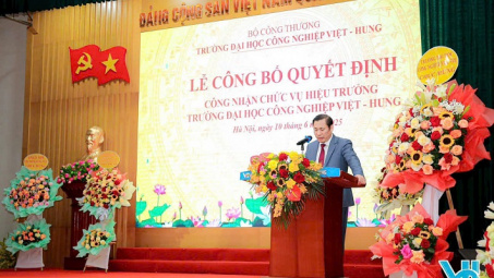 Trường Đại học Công nghiệp Việt – Hung: Chào đón tân Hiệu trưởng PGS.TS Nguyễn Đình Tùng