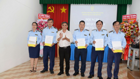 Công bố Quyết định bổ nhiệm Lãnh đạo Chi cục QLTT Tiền Giang