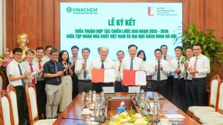 Vinachem -  Đại học Bách khoa Hà Nội: Ký kết thỏa thuận hợp tác chiến lược giai đoạn 2025 - 2030