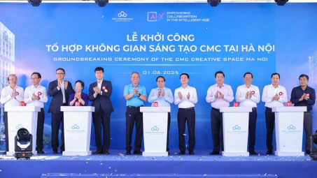 Khởi công Tổ hợp không gian sáng tạo CMC: Định hướng phát triển trung tâm trí tuệ nhân tạo mở