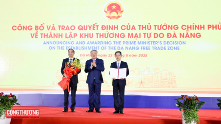 Đà Nẵng công bố Quyết định của Thủ tướng về thành lập Khu thương mại tự do