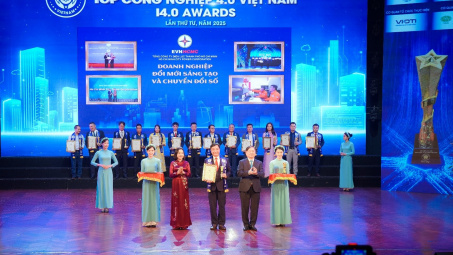 EVNHCMC được vinh danh Top Công nghiệp 4.0 Việt Nam năm 2025