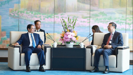 Thủ tướng Phạm Minh Chính đề nghị Thành phố Thượng Hải (Trung Quốc) mở cửa hơn nữa cho hàng hóa thế mạnh của Việt Nam