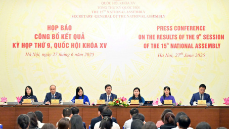 Kỳ họp thứ 9, Quốc hội khóa XV: Đổi mới nổi bật trong công tác xây dựng pháp luật