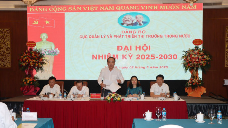 Đảng bộ Cục Quản lý và Phát triển thị trường trong nước nhiệm kỳ 2025-2030: Đoàn kết - Dân chủ - Kỷ cương - Đột phá