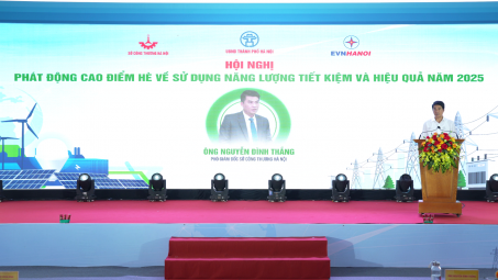 Hà Nội phát động cao điểm hè về sử dụng năng lượng tiết kiệm và hiệu quả năm 2025