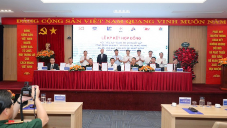 Ký hợp đồng gói thầu thi công xây lắp công trình Nhà máy Thủy điện Trị An mở rộng