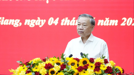 Tổng Bí thư: Hợp nhất An Giang và Kiên Giang mở ra cơ hội tái cấu trúc hạ tầng vùng, hình thành các chuỗi giá trị