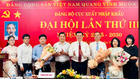Đảng bộ Cục Xuất nhập khẩu nhiệm kỳ 2025 - 2030: Đoàn kết - Dân chủ - Kỷ cương - Sáng tạo - Đột phá - Phát triển