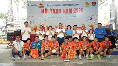 Casumina tổ chức Hội thao “Đoàn kết để thành công” hướng tới kỷ niệm 50 năm thành lập