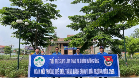 Tuổi trẻ Supe Lâm Thao ra quân hưởng ứng Ngày Môi trường Thế giới 2025