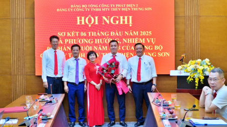 Nửa đầu năm 2025 Thủy điện Trung Sơn hoàn thành xuất sắc các chỉ tiêu được giao