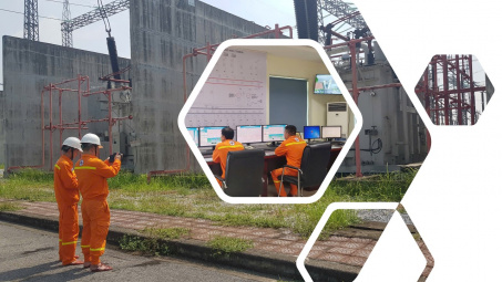 Hà Nội nắng đỉnh điểm, người lính truyền tải điện "gồng mình" giữ dòng điện an toàn