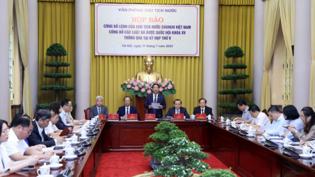 Công bố Lệnh của Chủ tịch nước về 9 luật vừa được Quốc hội thông qua