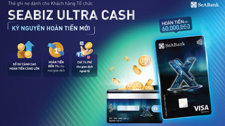 Thẻ ghi nợ SeABiz Ultra Cash của SeABank giúp doanh nghiệp SME kiểm soát tài chính hiệu quả