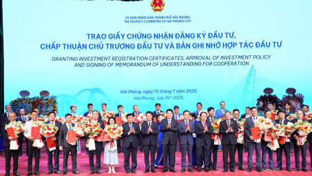 Hải Phòng thu hút thêm 15,6 tỷ USD vốn đầu tư