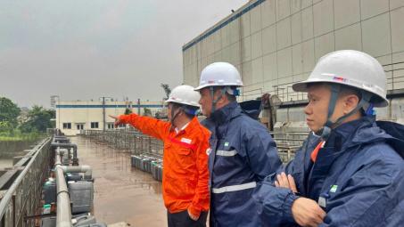 EVNGENCO2 kiểm tra công tác phòng chống bão tại Nhiệt điện Hải Phòng