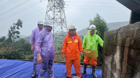 PTC1 đảm bảo vận hành an toàn hệ thống truyền tải điện sau bão Wipha