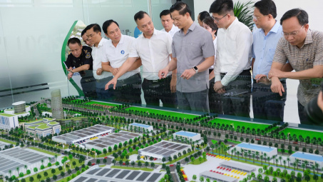 Chủ tịch tỉnh Bắc Ninh thăm và chỉ đạo phát triển Trung tâm Logistics Quốc tế Bắc Giang