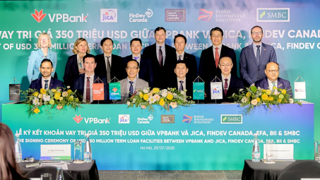 Ngân hàng VPBank nhận khoản vay 350 triệu USD thúc đẩy phát triển bền vững